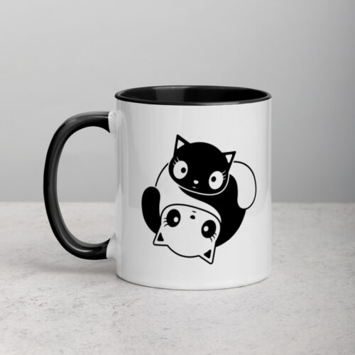 yin yang kitties mug - Image 2