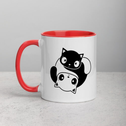 yin yang kitties mug - Image 5