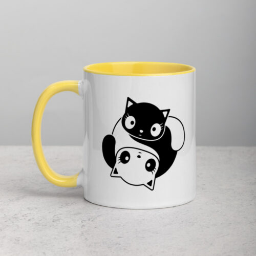 yin yang kitties mug - Image 4