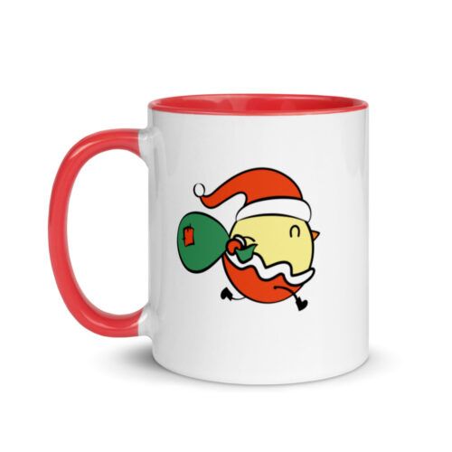 xmas chirp chirp and gifts mug